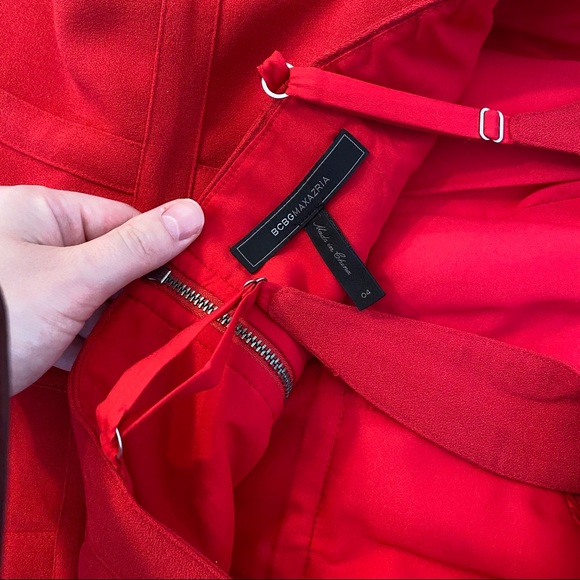 BCBG MAXAZARIA Red Cut Out Dress - Picture 4 of 4